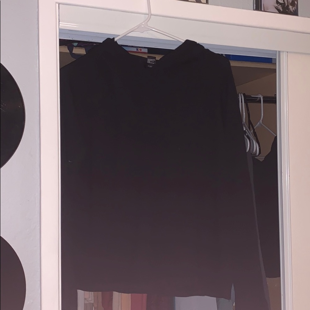 Forever 21 Black Thin Hoodie